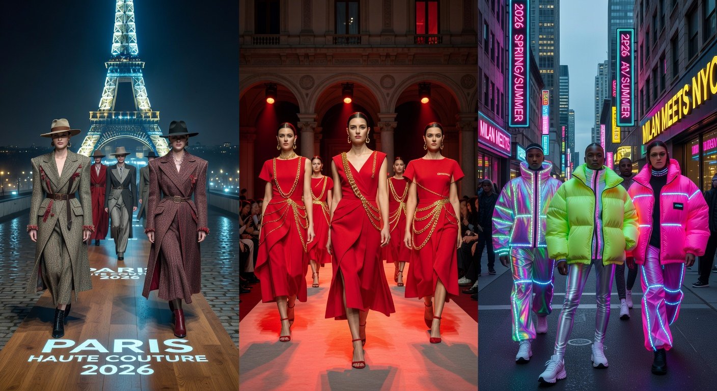 2026 Moda Haftaları: Paris, Milano, New York Defileleri